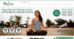 Desktop Screenshot of abhinamyoga.com